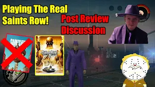 Playing The Real Saints Row, Saints Row Reboot Post Review Discussion And Hang Out