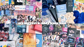 the biggest k-addy kpop haul yet ✮ merch, lightstick, photocards, photobooks, albums + much more !