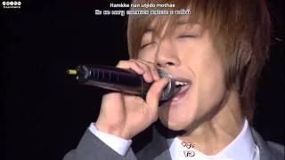 Kim Hyun Joong - Because I'm Stupid rus sub + rom + translation [aegisub karaoke effect]