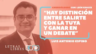 Luis Antonio Espino: "Hay distinción entre salirte con la tuya y ganar en un debate"