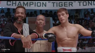 Jean-Claude Van Damme's first fight. Kickboxer 1989