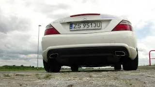 New Mercedes-Benz SLK 250 CGI AMG (R172) - Exhaust sound - Start up, reving and take-off :)