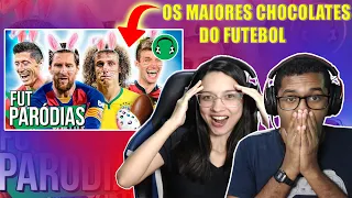 OS MAIORES CHOCOLATES DO FUTEBOL (Especial de Páscoa) | Paródia iSpy - Lil Yachty, - REACT EM CASAL