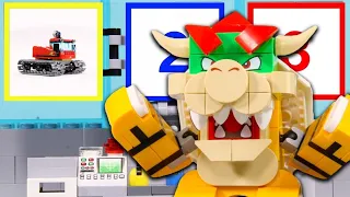 LEGO Experimental Bowser Hammer Truck! STOP MOTION LEGO Mario vs Bowser | LEGO | Billy Bricks