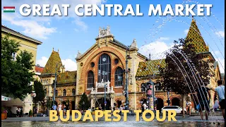 Budapest Central Market Hall 2023: A Vibrant 4K walking tour HUNGARY (Nagyvásárcsarnok)