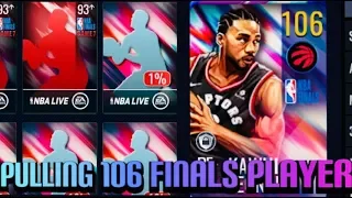 NBA LIVE MOBILE 19 | INSANE 106 OVR PULL FROM A FREE PACK!!!