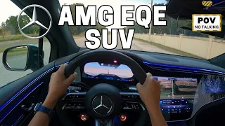 2024 Mercedes-AMG EQE Test Drive POV - Luxury and Performance SUV EV