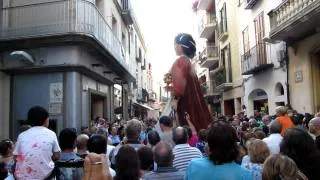 Corpus Christi procession on the streets of Sitges