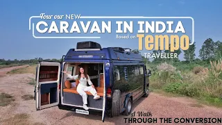 Tour Our NEW Caravan on #tempotraveller /2023 model Cavalier | Motorhome Adventures