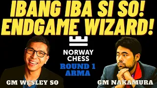 DINADAIG NA SI MAGNUS SA ENDGAME! So vs Nakamura! Norway Chess 2023 Arma Round 1