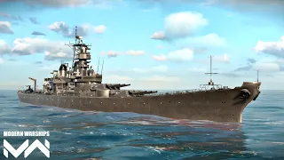 USS MISSOURI very rare to use now in online match : Modern Warships