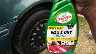 turtle 🐢wax wax as you dry spray wax water 💧beading test insane hydrofobic technology