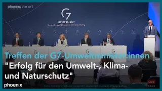 G7-Klimaminister: Pressekonferenz von Robert Habeck und Steffi Lemke