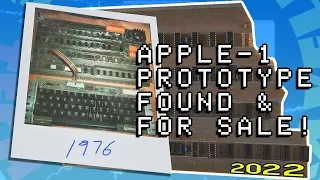 A Million Dollar Apple Treasure Found?  The Lost Apple-1 Prototype!