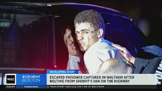 Escaped prisoner captured after bolting from Sheriff's van on I-95