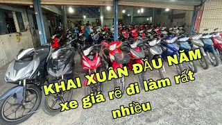 31/1 @dieunguyen KHAI XUÂN ĐẦU NĂM e về rất nhiều xe giá rẽ cho khách hàng lựa chọn,vài triệu có xe