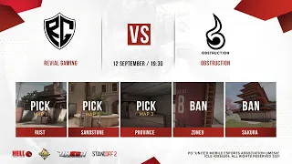 Revial Gaming vs Obstruction - GLOBAL PRO LEAGUE STANDOFF 2