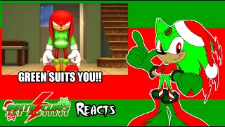 [UNRELEASED VIDEO] Boltoween Reacts to Shadow's First Christmas | GREEN SUITS YOU KNUX