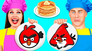 Défi de L'art du Pancake | Situations Alimentaires Amusantes par Fun Tun