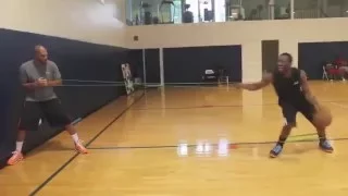 Kemba Walker offseason Workout With Jay Hernandez