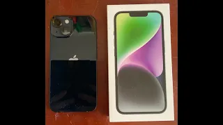 iPhone 14 128GB midnight unboxing