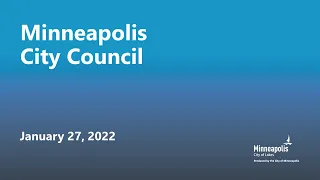 January 27, 2022 City Council