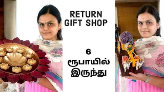 Return gifts from Rs.6/ babyshower/engagement decoration plates/jutebags/tmc gifts/coimbatore