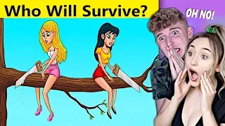 MESSED UP Mystery Riddles That Will Test SURVIVAL SKILLS.. (Ft. Kiera Bridget)