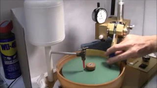 Gemstone faceting, cutting a garnet