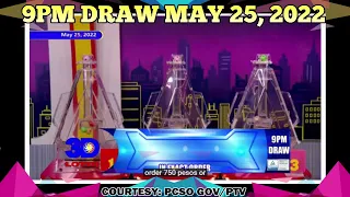 3D Lotto 9PM Live Draw May 25, 2022 PCSO | LOTTO RESULT WINNING NUMBER