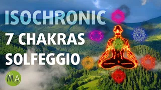 Isochronic Tones 7 Chakras Meditation with Full Solfeggio Scale