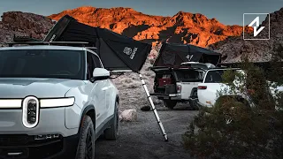 Incredible Views in Valley of Fire | Rivian R1T and R1S Off-Roading and Camping Adventure