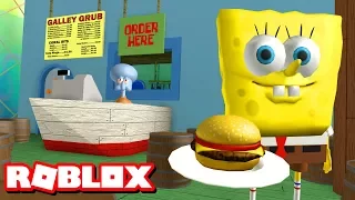 ESCAPE THE KRUSTY KRAB OBBY!! | Roblox Adventures