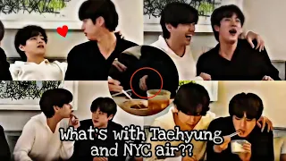 Taejin / JinV: What's with Taehyung and NYC air?? 🤔