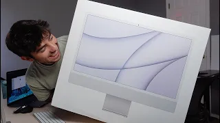 NEW M1 iMac Silver Unboxing & First Impressions!