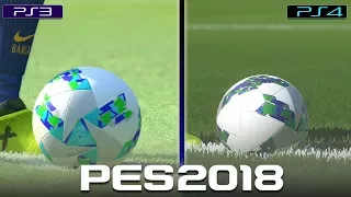 PES 2018 | PS3 vs PS4 (COMPARACIÓN GRÁFICA Y GAMEPLAY)