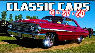 AMAZING CLASSIC CARS!!! Of the 1950s & 1960s Nostalgia. USA Classic Car Shows. Hot Rods. Muscle Cars