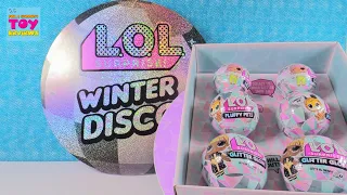 LOL Surprise Winter Disco Glitter Globe Fluffy Pets Lils Unboxing Review | PSToyReviews