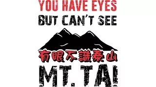 The shocking truth about that 'Mount Tai' expression!