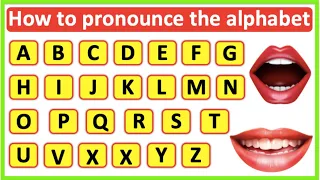 Alphabet pronunciation 👄🇬🇧 | How to pronounce the alphabet letters correctly | British English