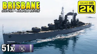 Cruiser Brisbane - declared a no-fly zone with Mino