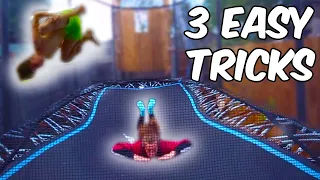 3 Easy Trampoline Tricks ANYONE Can Learn!