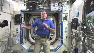 Space Station Crew Member Discusses Life in Space With the Media