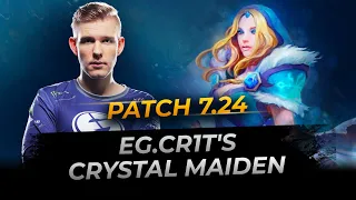 EG.Cr1t is a Crystal Maiden 4 Position - Dota 2 Replay Full Gameplay