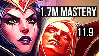 LEBLANC vs VLADIMIR (MID) | 14/2/14, 1.7M mastery, 500+ games, Godlike | KR Diamond | v11.9