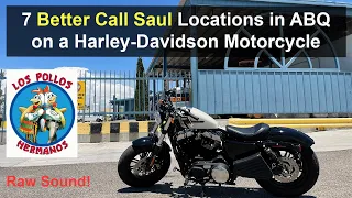 7 Better Call Saul Locations in ABQ on a Harley Motorcycle • #7