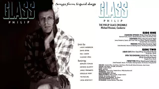 PHILIP GLASS 🎵 Songs from Liquid Days 🎵 FULL ALBUM 1986