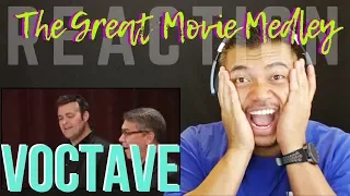 VOCTAVE singing, "The Great Movie Medley" | REACTION vids with Bruddah Sam