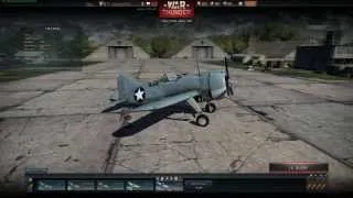 War Thunder Plane Review Brewster F2A-3 Buffalo