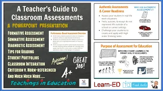 Assessments in the Classroom: Education Conference & Live Chat